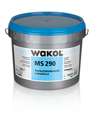 Wakol MS290 parkettiliima 18kg – yksikomponenttinen elastinen parkettiliima suurten puulattioiden asennukseen