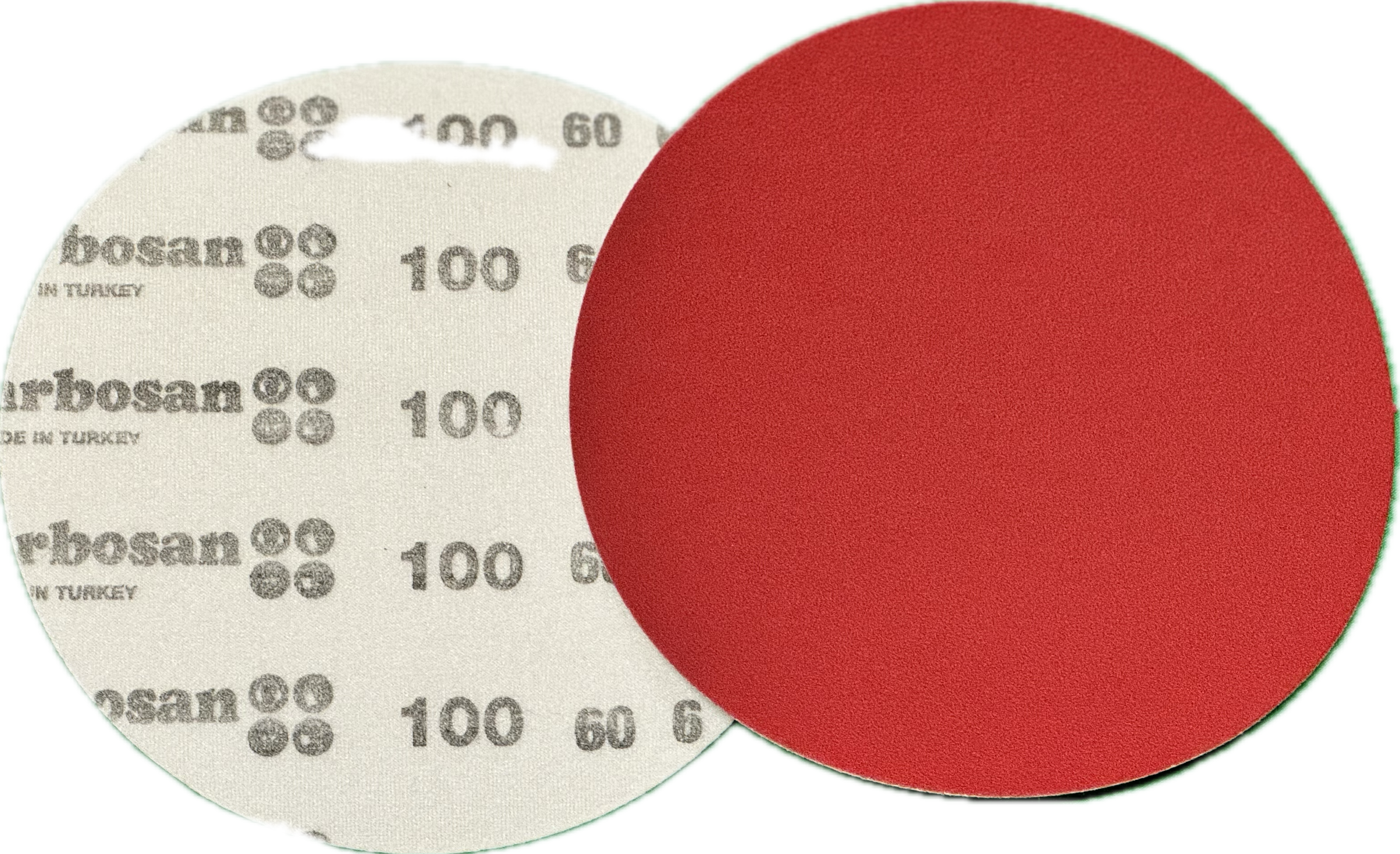 Karbosan keraaminen hiomalaikka 178 mm – karkeus P100 punainen keraaminen hiomapyörö