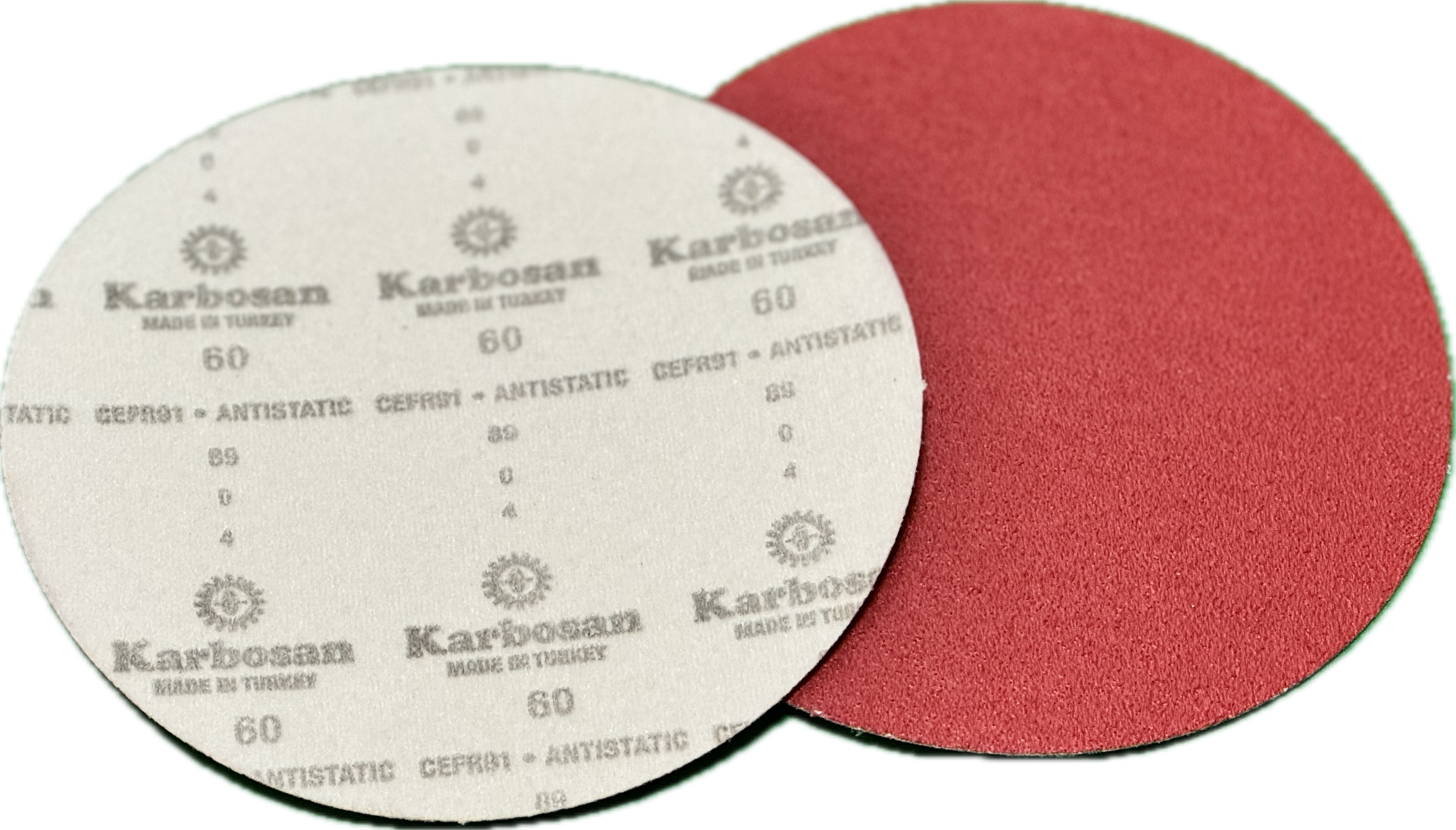 Karbosan keraaminen hiomalaikka 178 mm – karkeus P60 punainen keraaminen hiomapyörö reunakoneeseen